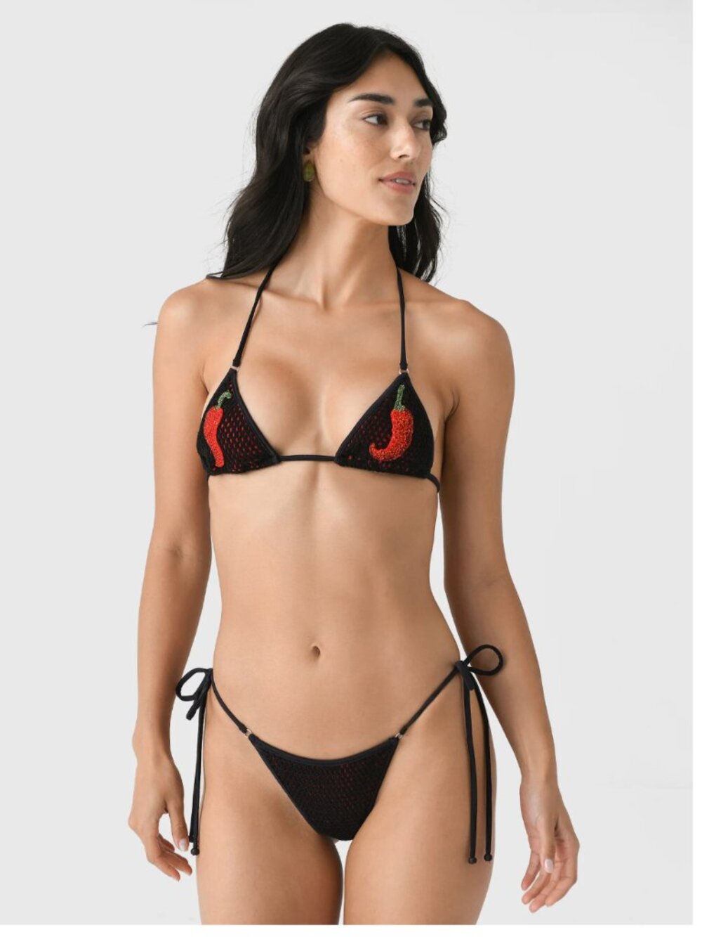 NWT - LESLIE AMON  Women's Treasure Spicy Bikini Set - Medium